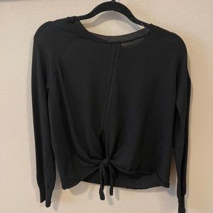 Lightly worn, thin black Sweater